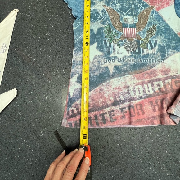 Ladies Susie in the City Novelty Tee size L red-white-blue - Picture 10 of 10